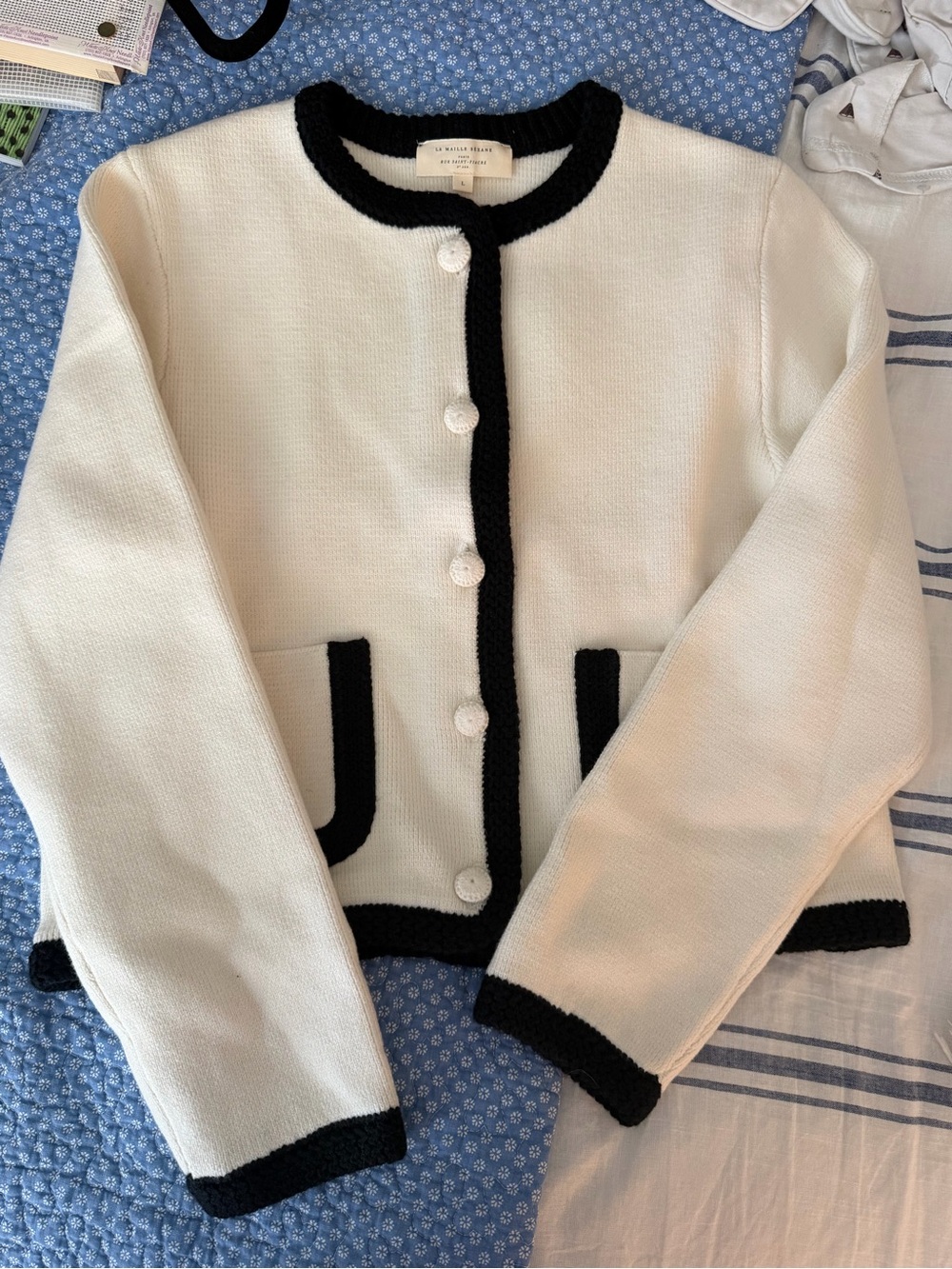 Sezane cardigan